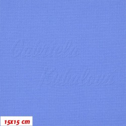 Kočárkovina MAT 453 modrá, 15x15cm