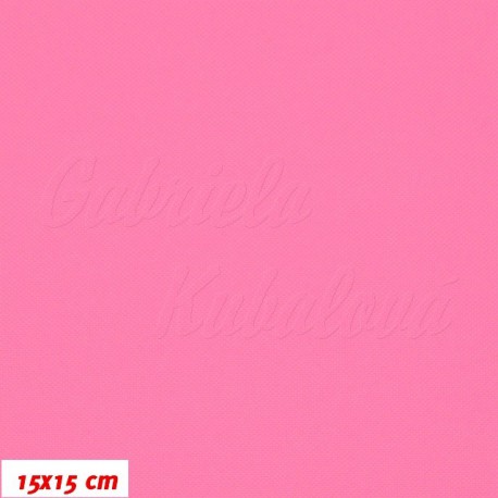 Kočárkovina MAT 538, neónově růžová, 15x15cm