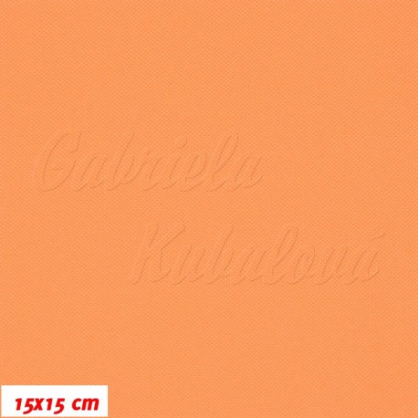 Kočárkovina MAT 965, pastelově oranžová, 15x15cm