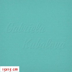 Waterproof Fabric MATT 530 - Turquoise Green, width 155 cm, 10 cm, Certificate 1