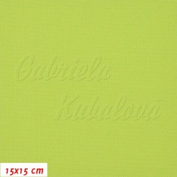 Waterproof Fabric MATT 541 - Bright Green, width 155 cm, 10 cm, Certificate 1