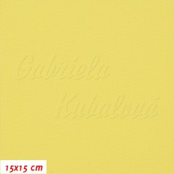 Kočárkovina, MAT 631 žlutá, 15x15cm
