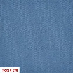 Kočárkovina MAT 785 - Kovově modrá, šíře 155 cm, 10 cm, ATEST 1