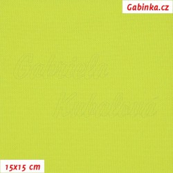 Kočárkovina MAT 376 - Žlutozelená, šíře 155 cm, 10 cm, ATEST 1