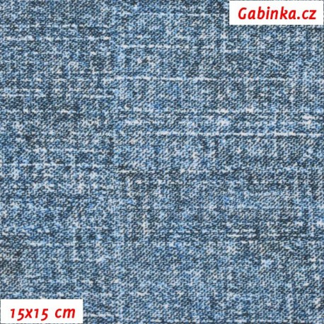 Kočárkovina Premium, Modrošedá Dirty Jeans, 15x15cm