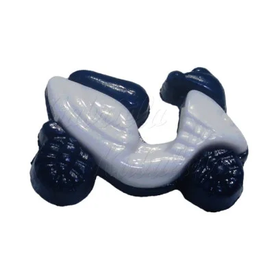 Knoflík - modrý skůtr