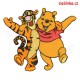 Nažehlovačka Disney - Medvídek Pú 10 - s tygrem kamarádi