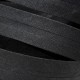 Šikmý proužek bavlněný - černý 999143, šíře 20mm