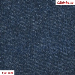 Kočíkovina Premium - Modrá jeans podklad k motýlikom, šírka 155 cm, 10 cm, ATEST 1