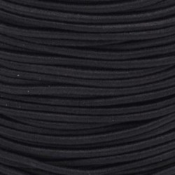 Pruženka, guma - kulatá, černá, průměr 3 mm, 1 m