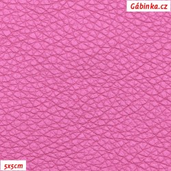 Leatherette SOFT GLOSS 104 - Pink, width 140 cm, 10 cm