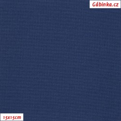 Kočárkovina, Tmavě modrá, MAT 261, 15x15cm