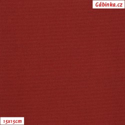 Kočárkovina, Tmavě červená - bordó, MAT 148, 15x15cm