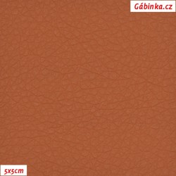 Koženka SOFT 013 - Oranžovo hnedá