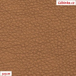 Leatherette SOFT GLOSS 070 - Bronze, width 140 cm, 10 cm
