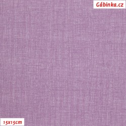 Plátno ČR A - Lněná půda světle fialová, šíře 150 cm, 10 cm, ATEST 1