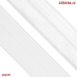 Fold Over Elastic 12 - White, width 19 mm, 1 m