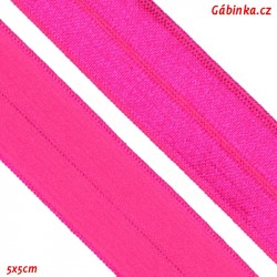 Fold Over Elastic 35 - Barbie Pink, width 19 mm, 1 m