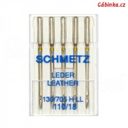 Needles Schmetz - LEATHER 130/705 H LL, 110/18, 5 ks