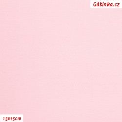 Úplet jednolícní světlounce růžový, b. 1212, 15x15 cm