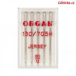 Needles ORGAN - JERSEY 130/705 H SUK, 80/12, 5 ks