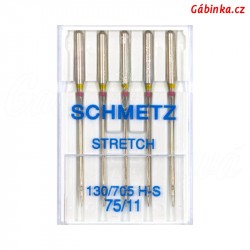 Needles Schmetz - STRETCH 130/705 H-S, 75/11, 5 ks