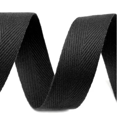 Keprovka BA/PAD - černá, Atest 1, šíře 1,6 cm