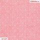 Fáčovina lehká, průsvitná - Puntíky na růžové, 15x15 cm