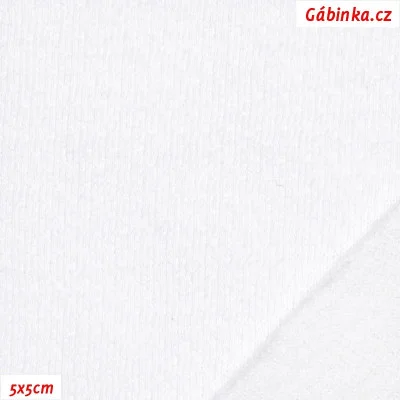 Úplet se stříbrem, funkční - bílý, 5x5 cm
