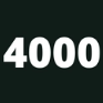 4000 - Čierna