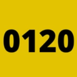 0120 - Žlutá