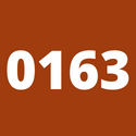 0163 - Tehlovo oranžová