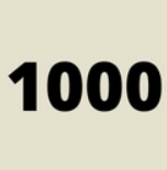 1000 - Krémovo biela